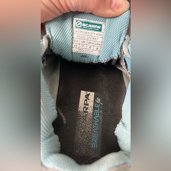 Scarpa Hydrogen GTX Hiking Shoe - Women's, Mid Grey/Still Water - Picture 3 of 4